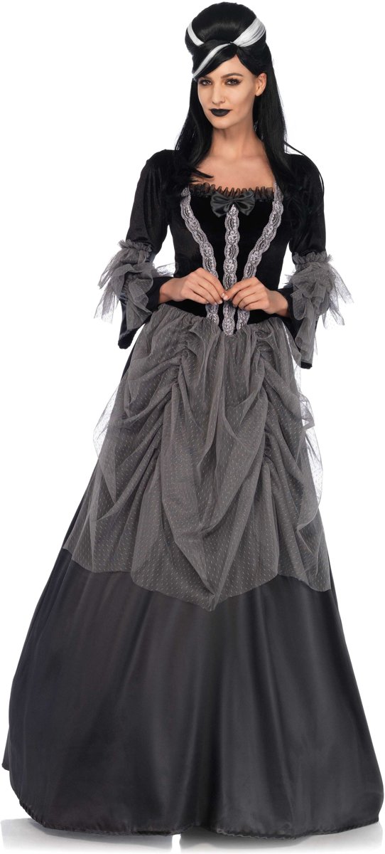 Gotisch Kostuum | Victoriaanse Gothische Dame | Vrouw | Large | Halloween | Verkleedkleding